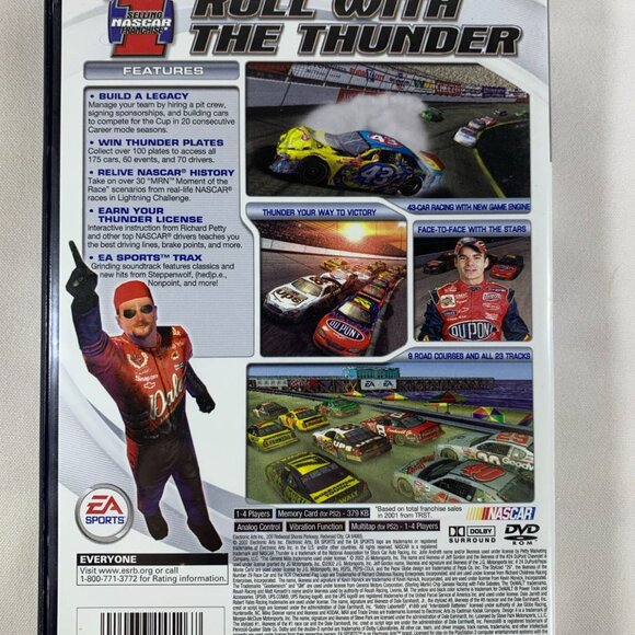 PlayStation 2 Game EA Sports NASCAR Thunder 2003 Complete Tested Rated E Tested - Picture 3 of 5